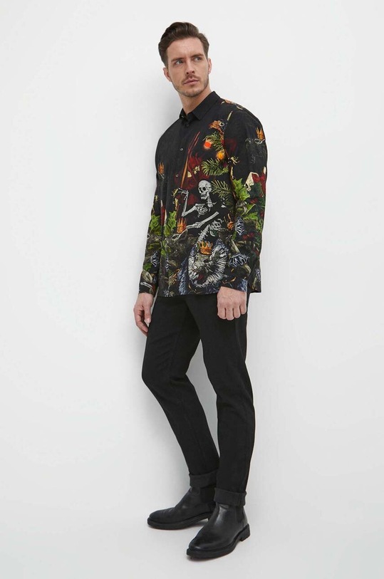 Koszula męska z kołnierzykiem klasycznym kolor multicolor RW23.KDMA53 multicolor RW23