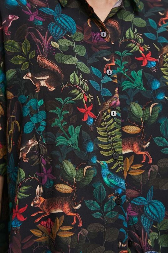 Koszula damska wzorzysta kolor multicolor multicolor RW23.KKD010