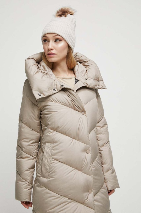 Medicine płaszcz puchowy beżowy RW23.KPD701