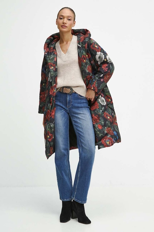 Odzież Płaszcz puchowy damski Radzka x Medicine kolor multicolor RW23.KPD850 multicolor