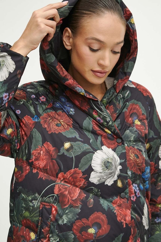 Płaszcz puchowy damski Radzka x Medicine kolor multicolor RW23.KPD850 multicolor