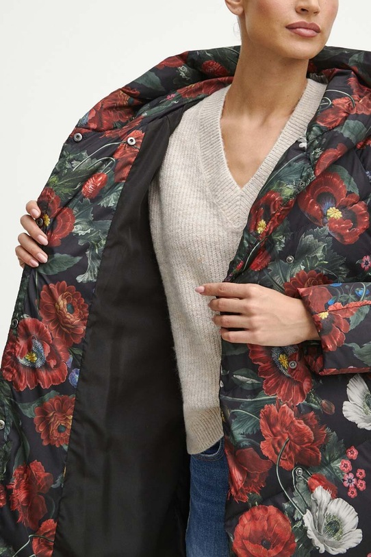 Płaszcz puchowy damski Radzka x Medicine kolor multicolor RW23.KPD850