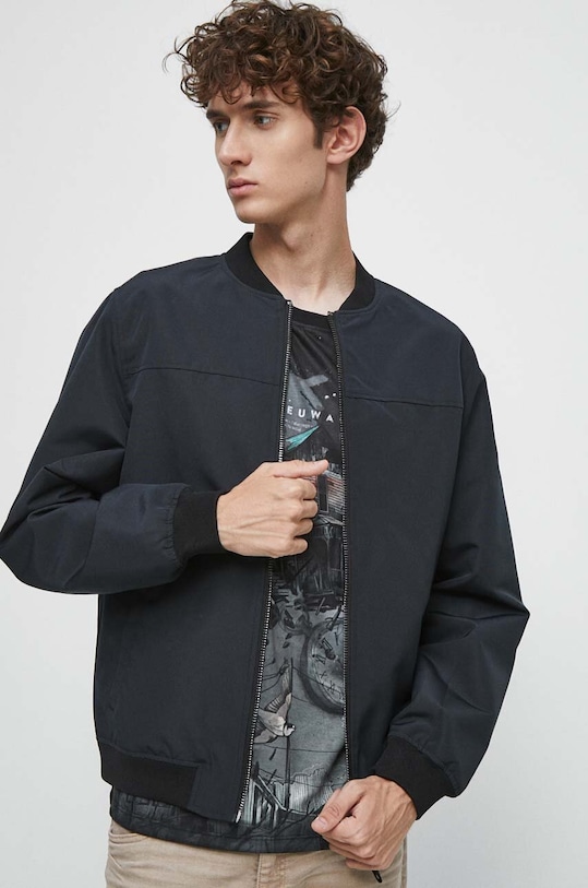 Μπουφάν bomber Medicine RW23.KUM302 μαύρο RW23