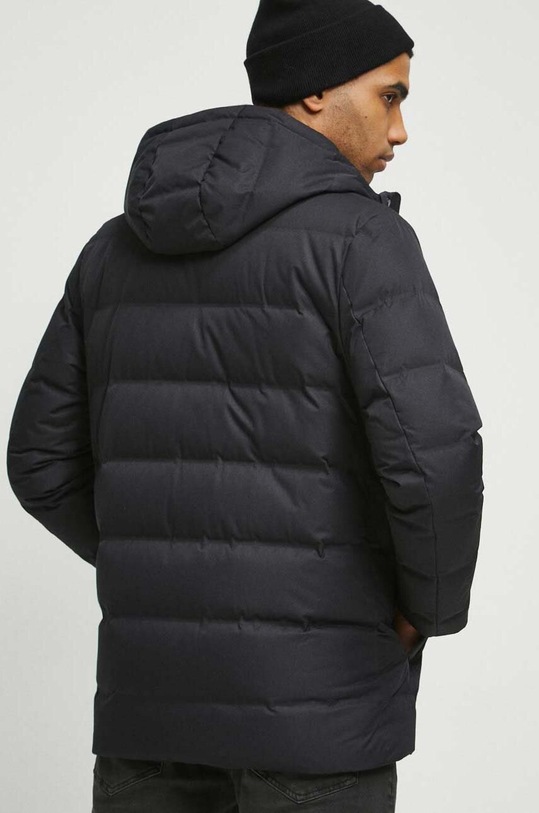 Oblečenie Páperová bunda pánska čierna farba RW23.KUM702 čierna
