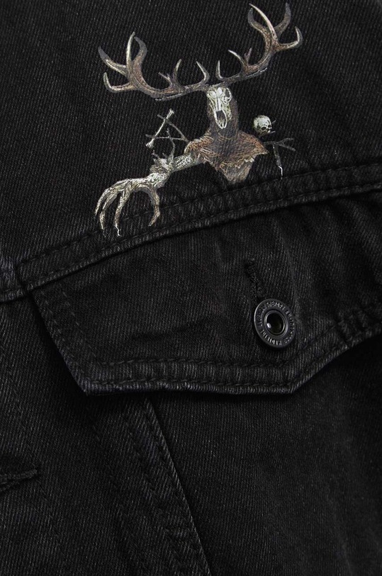 Kurtka jeansowa męska z kolekcji The Witcher x Medicine kolor czarny RW23.KUM920 czarny