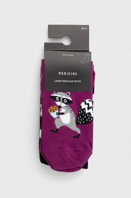 Odzież Skarpetki damskie w szopy (2-pack) kolor multicolor RW23.LGD403 multicolor