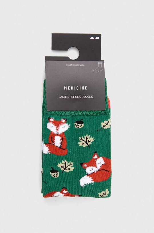 Odzież Skarpetki damskie z motywem jesiennym (2-pack) kolor multicolor RW23.LGD502 multicolor