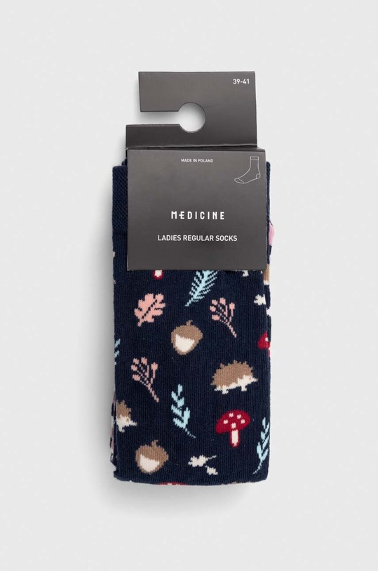 Odzież Skarpetki damskie bawełniane z motywem jesiennym (2-pack) kolor multicolor RW23.LGD505 multicolor