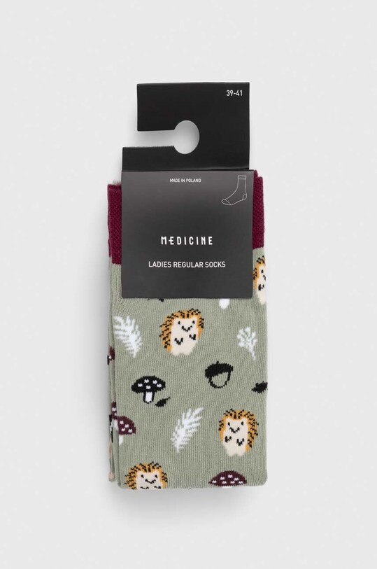 Skarpetki damskie w jeże (2-pack) kolor multicolor RW23.LGD507 multicolor RW23