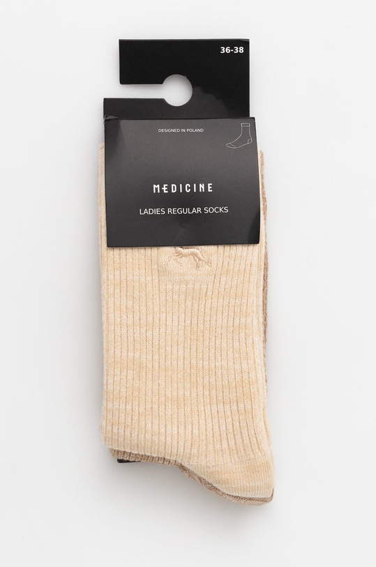 Oblečenie Bavlnené ponožky dámske s ozdobnou výšivkou so zvieracím motívom RW23.LGD605 viacfarebná