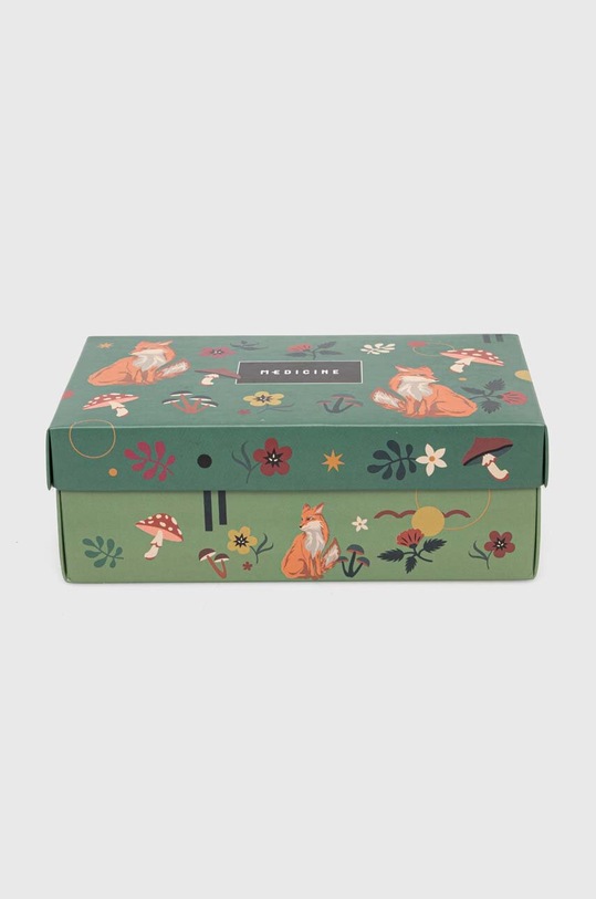 Ponožky dámske bavlnené so vzorom (3-pack) RW23.LGD702