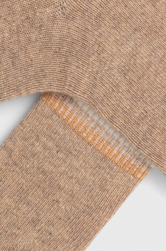 Skarpetki z domieszką wełny damskie melanżowe kolor beżowy RW23.LGDA15 beżowy RW23