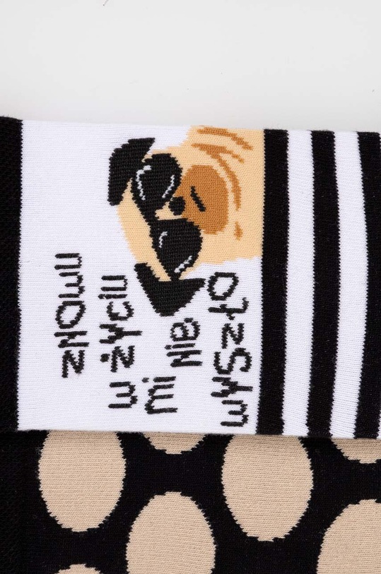 Skarpetki bawełniane męskie wzorzyste (2-pack) kolor multicolor RW23.LGM102 multicolor RW23