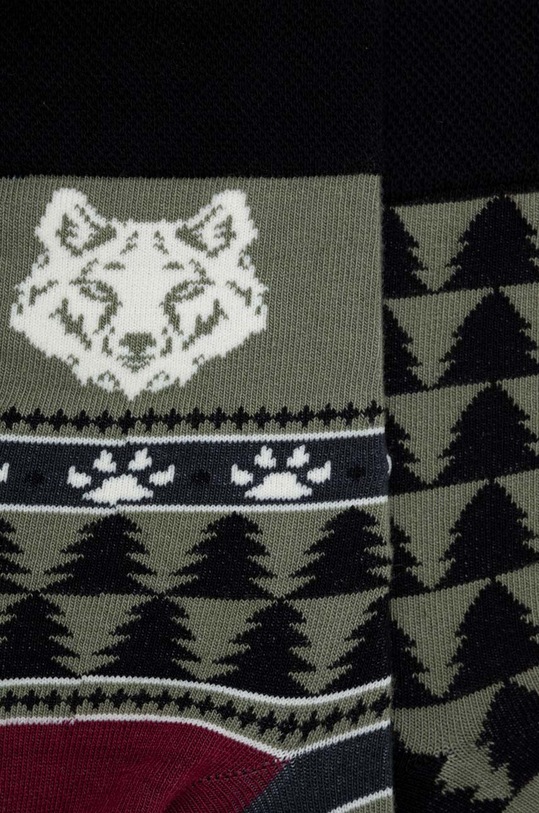 Skarpetki męskie bawełniane wzorzyste (2-pack) kolor multicolor RW23.LGM400 multicolor RW23