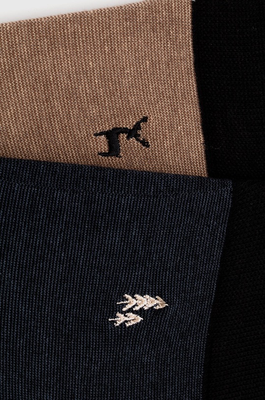 Bavlnené ponožky pánske s ozdobnou výšivkou s lesním motívom (2-pack) viac farieb RW23.LGM504 viacfarebná RW23