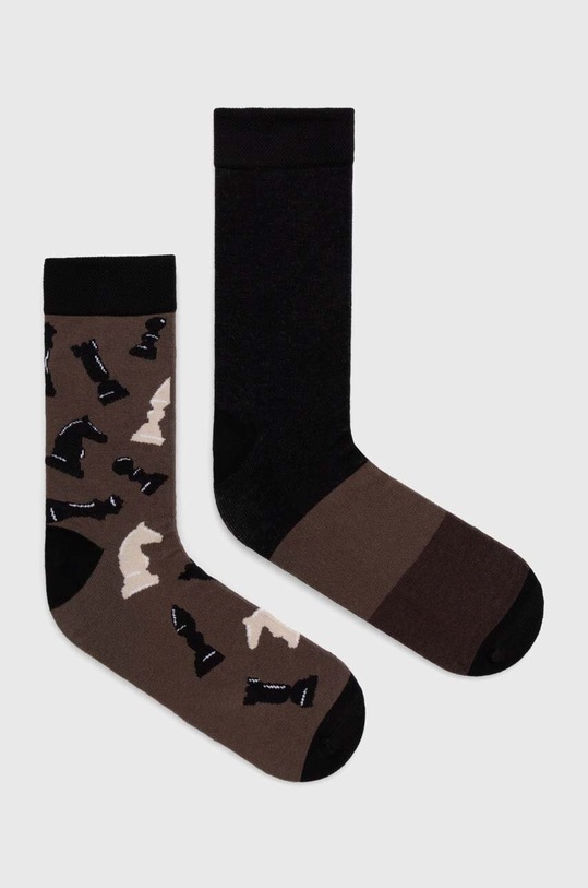 Bavlnené ponožky pánske dlhé ponožky viacfarebná RW23.LGM802