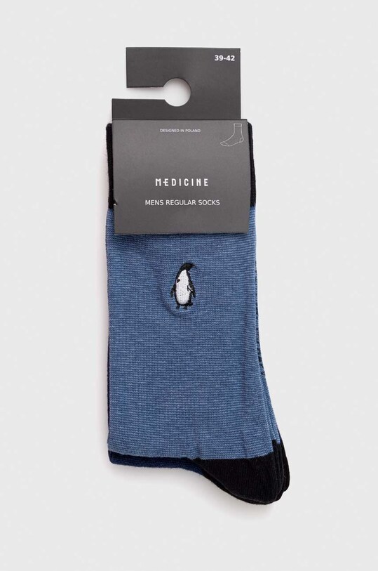 Oblečení Bavlněné ponožky pánské s ozdobnou výšivkou se zvířecím motivem (2-pack) RW23.LGM904 vícebarevná