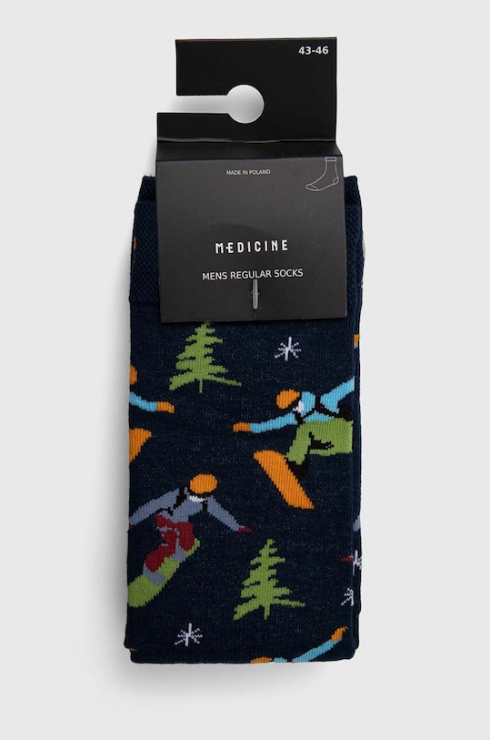 Oblečenie Bavlnené ponožky pánske so športovým motívom - snowboard (2-pack) RW23.LGM906 viacfarebná