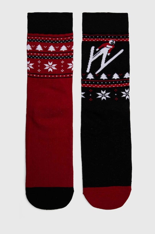 Skarpetki bawełniane męskie świąteczne (2-pack) kolor multicolor skarpetki długie multicolor RW23.LGMA04