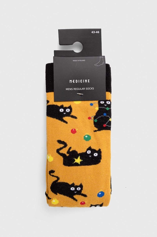 Odzież Skarpetki bawełniane męskie świąteczne (2-pack) kolor multicolor RW23.LGMA16 multicolor