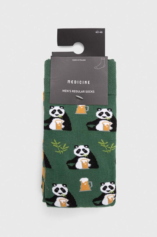 Одяг Бавовняні шкарпетки Medicine 2-pack RW23.LGMB18 барвистий