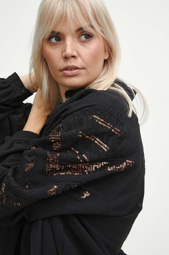 Medicine kimono bawełniane czarny RW23.NDD870