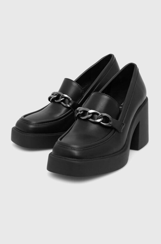 Mokasíny dámske čierna farba čierna RW23.OBD205