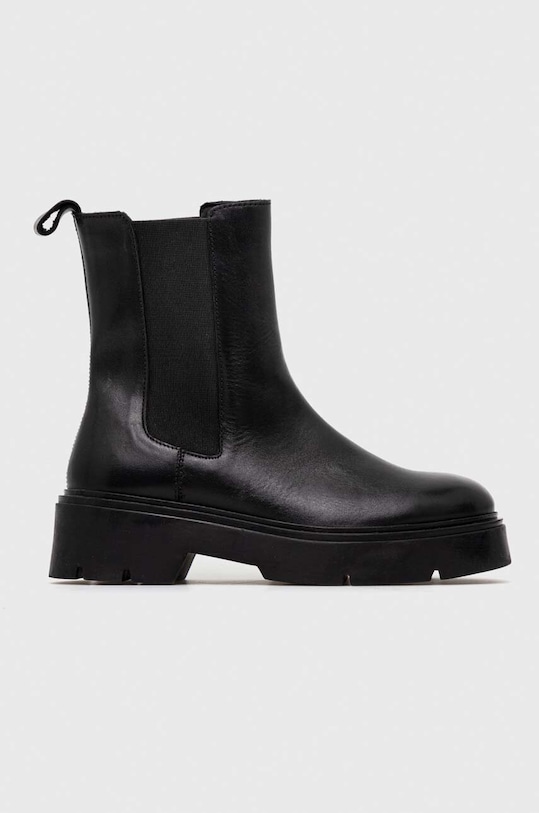 Členkové topánky dámske čierna farba 5-8 cm čierna RW23.OBD411