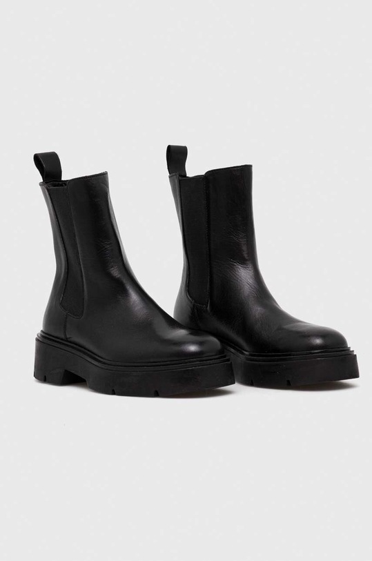 Členkové topánky dámske čierna farba RW23.OBD411 čierna RW23