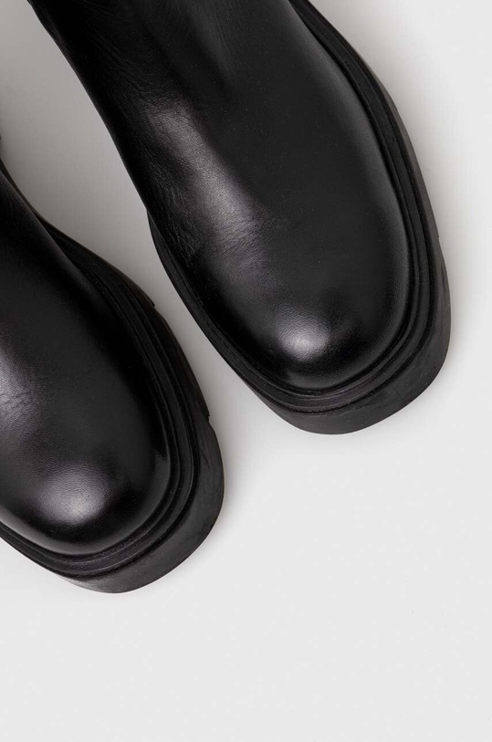 Členkové topánky dámske čierna farba čierna RW23.OBD411