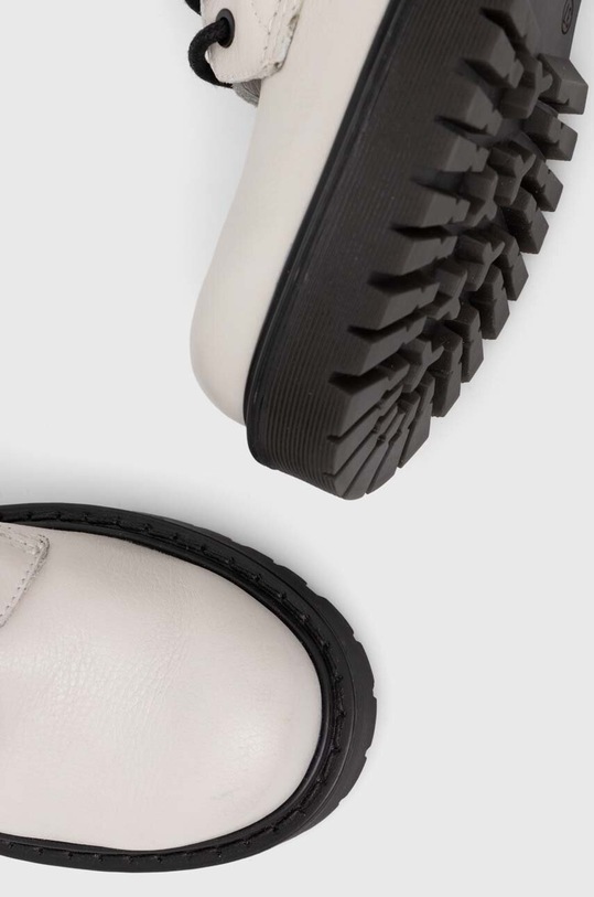 Obuv Kožené členkové topánky béžová farba RW23.OBD601 béžová