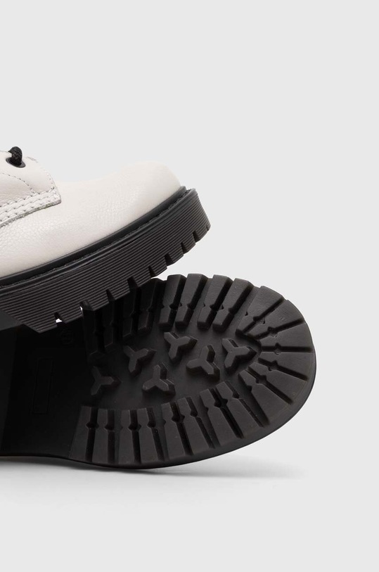 Kožené členkové topánky béžová farba RW23.OBD601 béžová