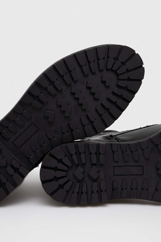 Buty wysokie męskie skórzane kolor czarny czarny RW23.OBM502