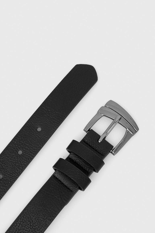 Pasek damski ze skóry ekologicznej kolor czarny RW23.PAD100 czarny RW23