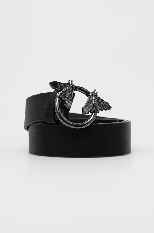 Pasek damski ze skóry ekologicznej kolor czarny czarny RW23.PAD200