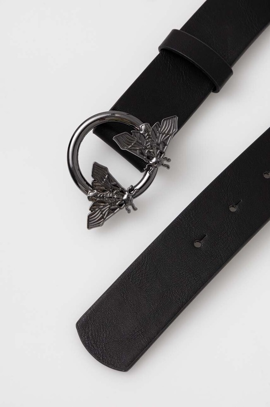 Pasek damski ze skóry ekologicznej kolor czarny RW23.PAD200 czarny RW23