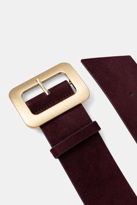 Opasok z imitácie semišu RW23.PAD602 burgundské RW23