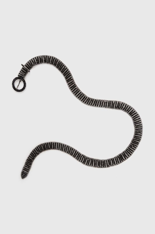 Opasok dámsky kovový čierna farba RW23.PAD901 čierna RW23