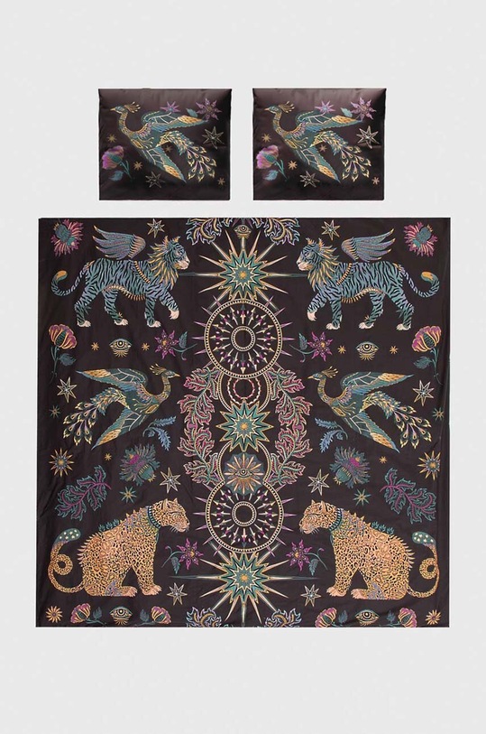 Komplet pościeli bawełnianej wzorzystej 200 x 200 cm kolor multicolor multicolor RW23.PCU601