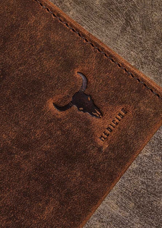 Doplňky Kožená peněženka hnědá barva RW23.PFM900 hnědá