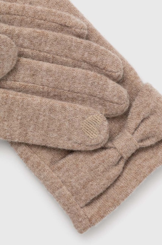 Rękawiczki wełniane damskie kolor beżowy RW23.RED802 beżowy RW23