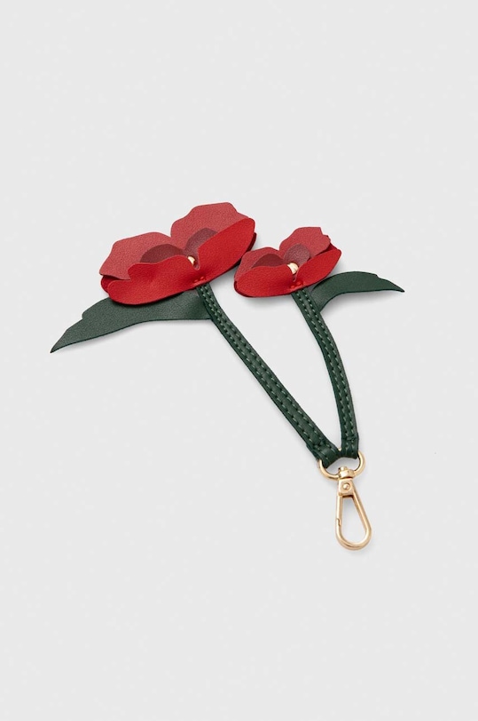 Kľúčenka z ekologickej kože Radzka x Medicine červená farba RW23.ROD850 červená RW23