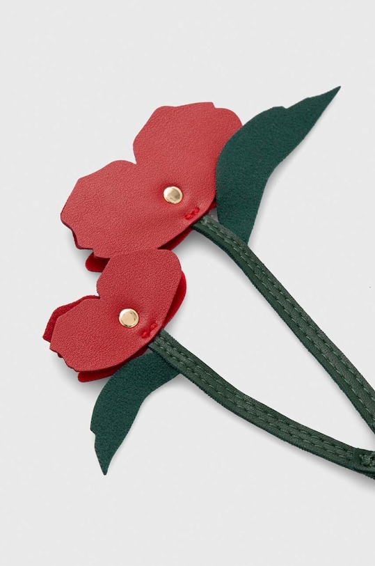 Doplnky Kľúčenka z ekologickej kože Radzka x Medicine červená farba RW23.ROD850 červená