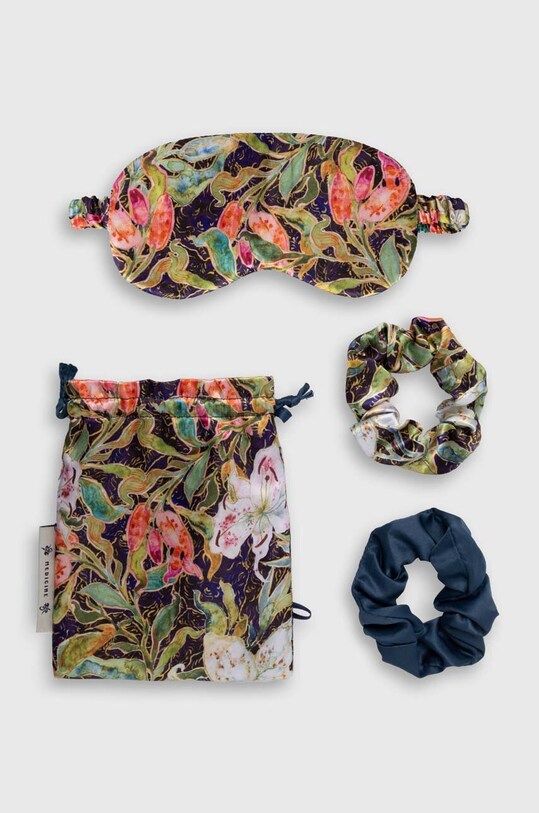 Zestaw prezentowy: opaska na oczy i gumki do włosów z kolekcji Medicine x Veronika Blyzniuchenko kolor multicolor multicolor RW23.RODB51