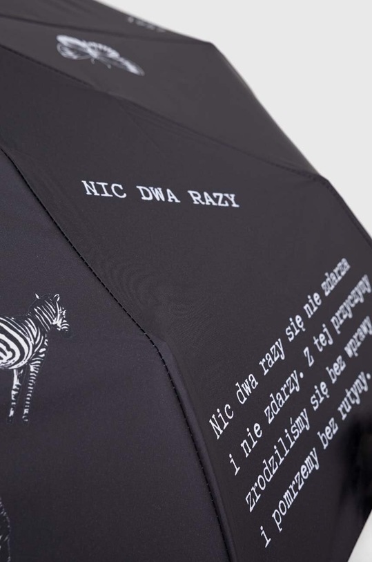 Akcesoria Parasol wzorzysty - Kolekcja jubileuszowa. 2023 Rok Wisławy Szymborskiej x Medicine, kolor czarny RW23.ROU353 czarny