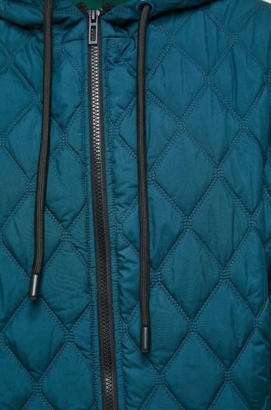 Poncho damskie lekko ocieplane kolor turkusowy RW23.SAD401 turkusowy