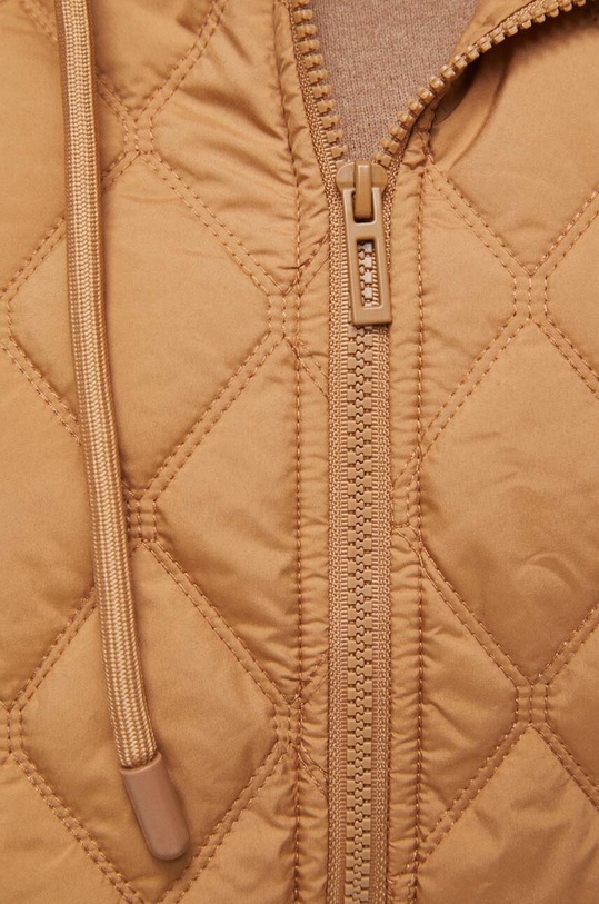 Poncho damskie lekko ocieplane kolor beżowy RW23.SAD401 beżowy