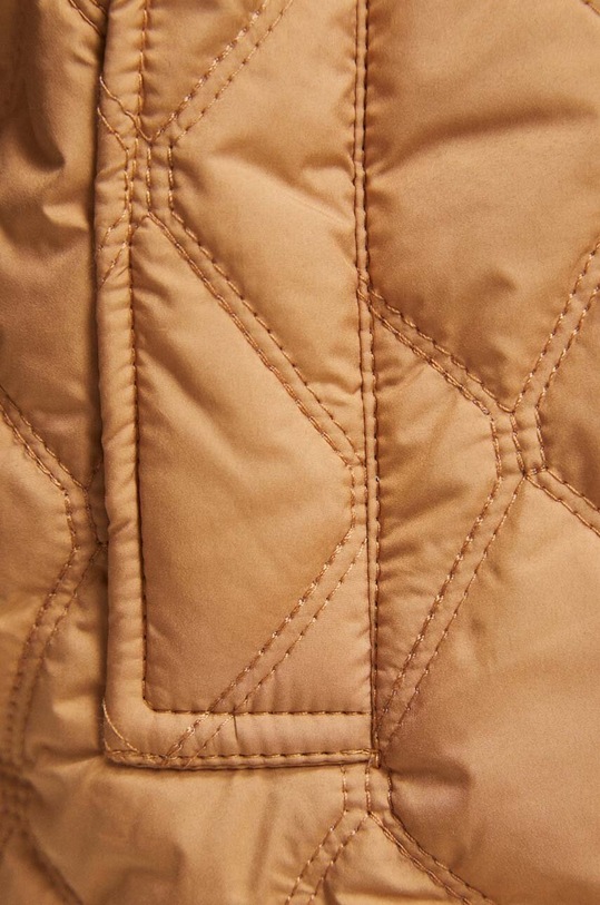 Poncho damskie lekko ocieplane kolor beżowy RW23.SAD401