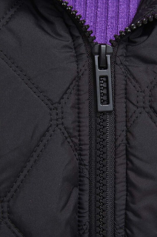 Poncho damskie lekko ocieplane kolor czarny RW23.SAD401