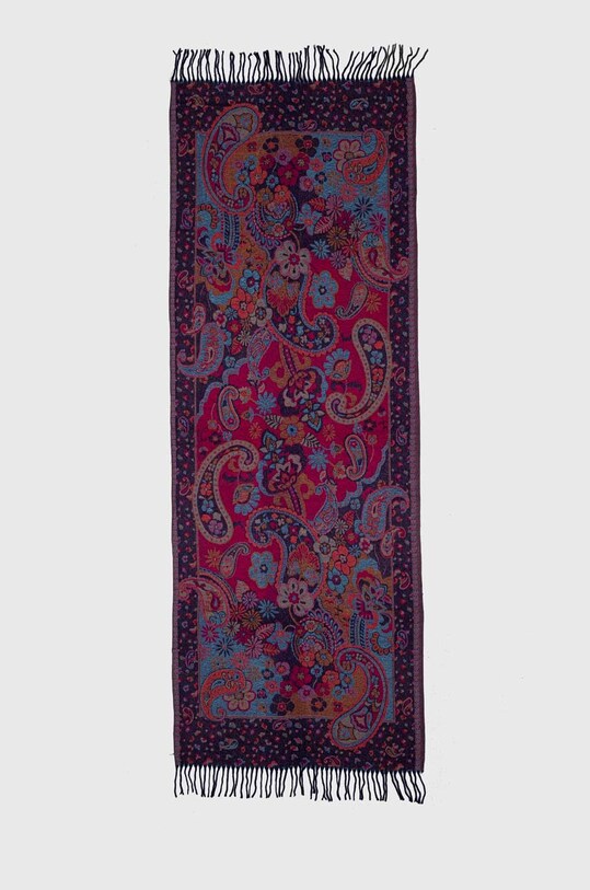 Akcesoria Szal z wełną damski wzorzysty kolor multicolor RW23.SAD823 multicolor